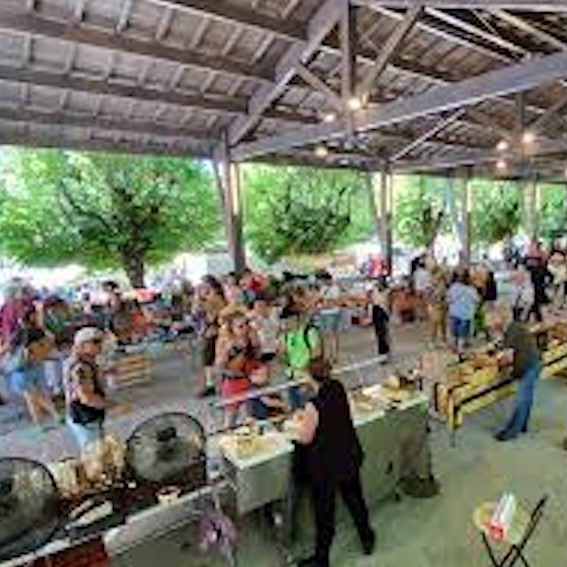 Photo du marché de Montbrun-les-Bains 