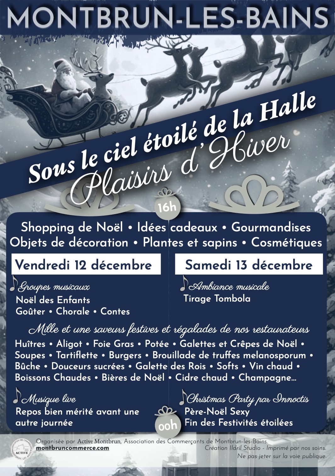 Photo du programme du marché de Noël appelé Plaisirs d'hiver